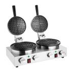 Buffalo CJ533 Double Round Belgian Waffle Maker