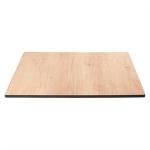 CK804 Compact Exterior Square Table Top Natural Vintage Oak 600mm