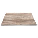 CK807 Compact Exterior Square Table Top Vintage Pine 600mm