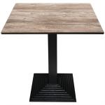 CK807 Compact Exterior Square Table Top Vintage Pine 600mm