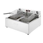 Buffalo CU624 Double Electric Fryer with Timer 2x5Ltr