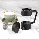 OLYMPIA CONTEMPORARY CAFETIERE BLACK 3 CUP