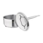 Essentials DF670 Stainless Steel Saucepan with Lid 16cm