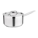 Essentials DF671 Stainless Steel Saucepan with Lid 20cm