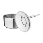 Essentials DF671 Stainless Steel Saucepan with Lid 20cm