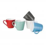 Olympia cafe Aroma Mugs Blue 340ml - DH631 - Pack Of 6