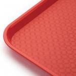 DP213 Kristallon Plastic Fast Food Tray Red Small