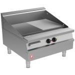 Falcon Dominator Plus E3481R Half Ribbed Steel Plate Electric Griddle