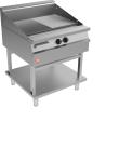 Falcon Dominator Plus E3481R Half Ribbed Steel Plate Electric Griddle