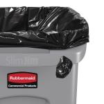 Rubbermaid Slim Jim Container With Venting Channels Grey 60Ltr