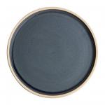 Olympia Canvas FA300 Flat Round Plates Blue Granite (Pack of 6) 180mm 