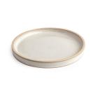 Olympia Canvas FA328 Flat Round Plates Murano White (Pack of 6) 180mm