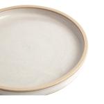 Olympia Canvas FA328 Flat Round Plates Murano White (Pack of 6) 180mm