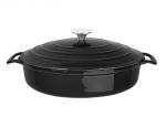 Vogue Round Saut Pan Black 3.5Ltr - FS477