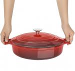 Vogue Round Saut Pan Red - 3.5L - FS479