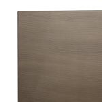 Bolero FT955 Complete Outdoor Aluminium Table 120x76x76cm  Dark Wood Effect Finish