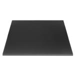 Bolero FU530 Matte Black Square Outdoor Table Top 700mm
