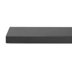 Bolero FU530 Matte Black Square Outdoor Table Top 700mm