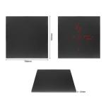 Bolero FU530 Matte Black Square Outdoor Table Top 700mm