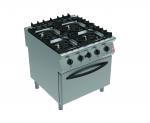 Falcon F900 G9184 Four Burner Gas Oven Range