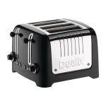 Dualit GF336 4 Slice Lite Toaster Black 46205