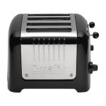 Dualit GF336 4 Slice Lite Toaster Black 46205