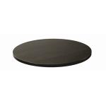 GG291 Lamidur Round Table Top Black Brown Oak Finish 680mm