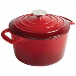 GH304 Vogue Round Red Casserole Dish