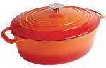 GH311 Vogue Oval Orange Casserole Dish