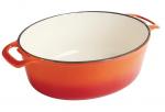 GH311 Vogue Oval Orange Casserole Dish