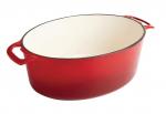 GH313 Vogue Oval Red Casserole Dish