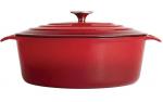 GH313 Vogue Oval Red Casserole Dish