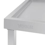 Vogue GJ534 Pass Through Dishwash Table Right 600mm