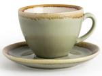 Olympia Kiln Cappuccino Cup Moss (Pack of 6 x 230ml)