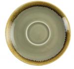 Olympia Kiln GP479 Pack of 6 Cappuccino Saucer Moss 140mm 