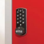 Elite GR683 Eight Door Camlock Locker Graphite Grey.