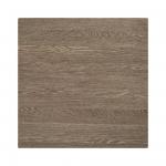 Bolero HC295 Pre-drilled Square Table Top Wenge Grain 