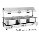 Buffalo HT761 Food Warmer with Gantry 3x GN 1/1