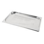 Vogue K827 Stainless Steel Perforated 1/1 Gastronorm Tray 20mm.