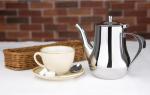 Olympia M985 Arabian Coffee Pot Stainless Steel 35oz