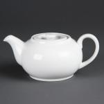 SA321 Bulk Buy Pack of 12 Olympia Whiteware Teapots 426ml