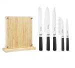 Vogue 5 Piece Bistro Knife Set with Acrylic Block - SA697