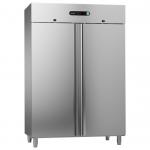 Snowflake GII SUF-135BG Stainless Steel Upright Double Door Freezer Cabinet 