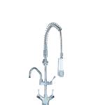 Mechline AquaTechnix TX-PR-20-SS Super Short, Monobloc, Twin Feed Pre-Rinse Spray Arm