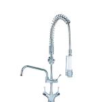 Mechline AquaTechnix TX-PR-20-SS Super Short, Monobloc, Twin Feed Pre-Rinse Spray Arm