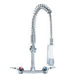 Mechline Aquatechnix TX-PR-40-SS Super Short, Wall Mounted Pre-Rinse Spray Arm