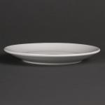 U077 Olympia Whiteware Coupe Plates 200mm- Pack of 12