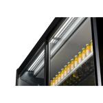 Zoin UA055 Cervinho Multideck Display Black with Hinged Doors