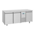 Polar UA072 U-Series Energy Efficient 3 Door Counter Fridge 474Ltr