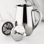 Olympia W837 Insulated Stainless Steel Cafetiere 6 cup. 